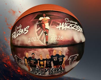 Pallacanestro personalizzata, regalo per la serata degli anziani, ricordo della squadra