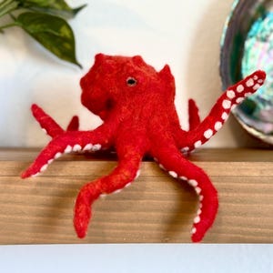 Needle Felt Octopus Sculpture
