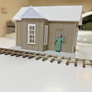 O/On30 Scale Branchline Railroad Depot Kit
