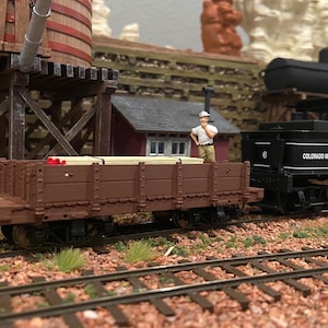 On30 Low Side Ore Car: 3D Printed, Customizable, Ready to Paint