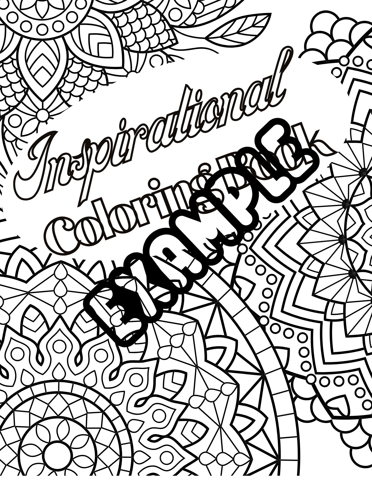 Coloring Positive Quotes - Etsy