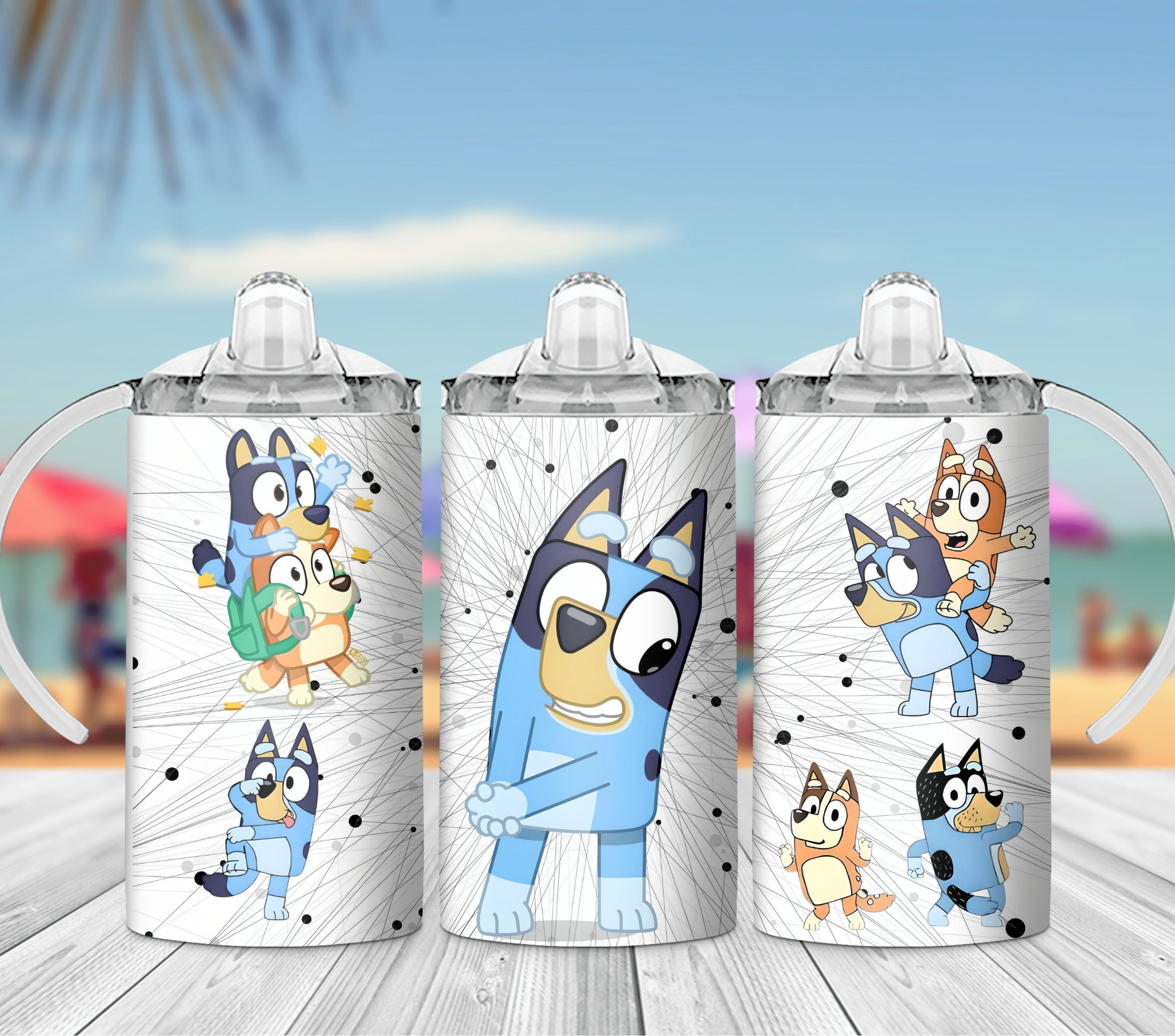 Lessons In Friendship Bluey tumbler, Bluey skinny tumbler, C - Inspire  Uplift