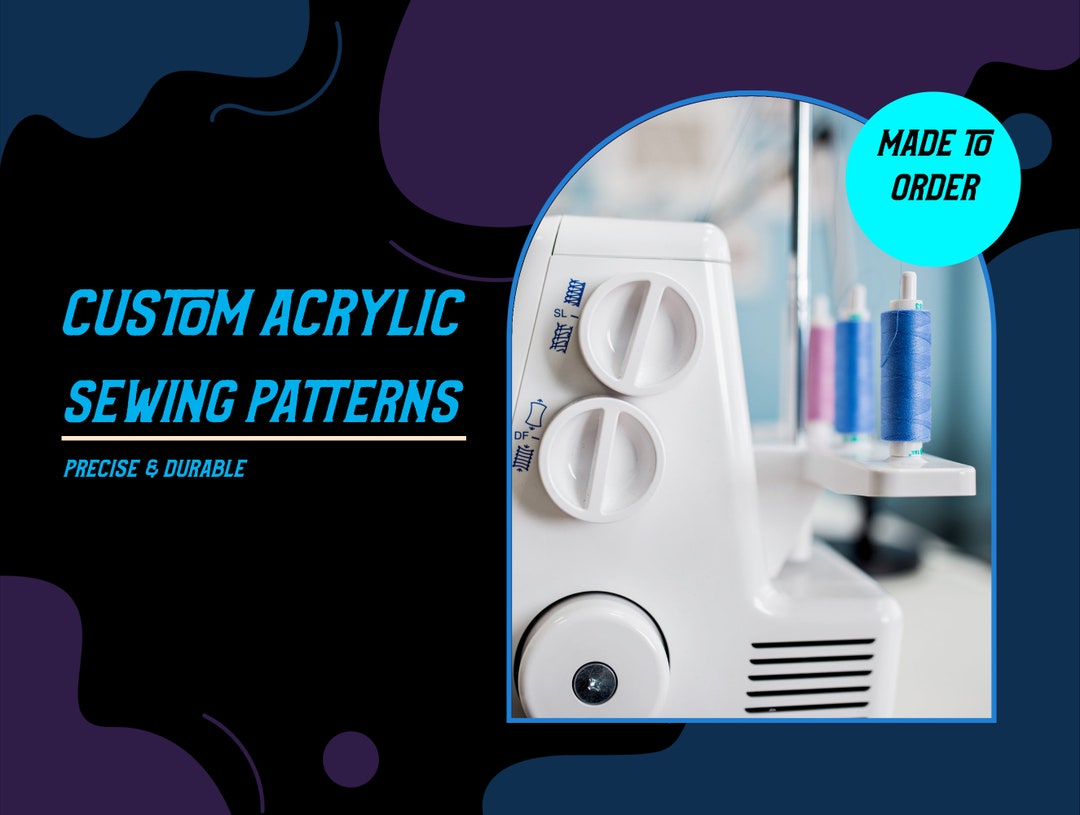 Custom Acrylic Sewing Templates Made to Order, Precise and Durable Custom Acrylic Sewing Templates Made to Order, Precise and Durable