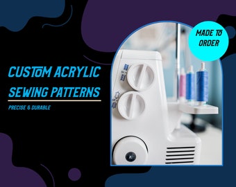 Custom Acrylic Sewing Templates - Made to Order, Precise and Durable. | Sewing Patterns | Acrylic sewing patterns | Wallet sewing pattern |