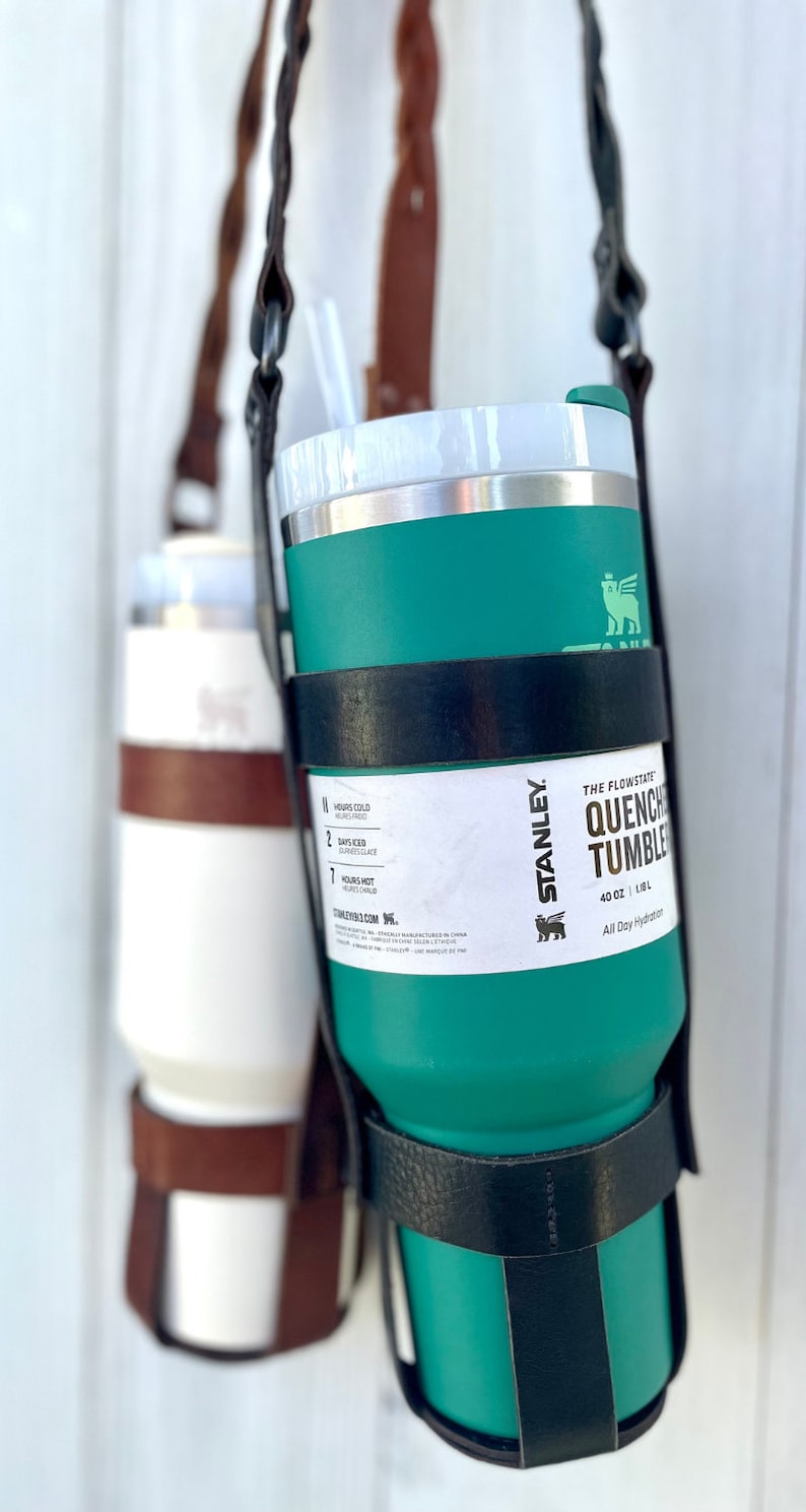 Purse With Water Bottle Holder Stanley Cup 40 Oz Crossbody Etsy