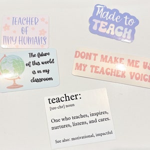 Pacchetto adesivi per insegnanti - Regalo per insegnanti - apprezzamento dell'insegnante - regalo da studente a insegnante - educatore - Adesivi - Pacchetto adesivi - bambini