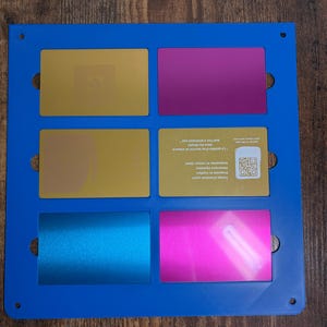 Visitekaartjesjabloon - Compatibel met xTool F1 Ultra, xTool Fiber Laser-sjabloon, XCS-bestand, Lasergraveersjabloon