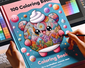 100 Pages Squishmallow Seasons Coloring Book PDF for Kids and Adults | Fun and Relaxing Activity | Perfect Gift | Printable Coloring Sheets