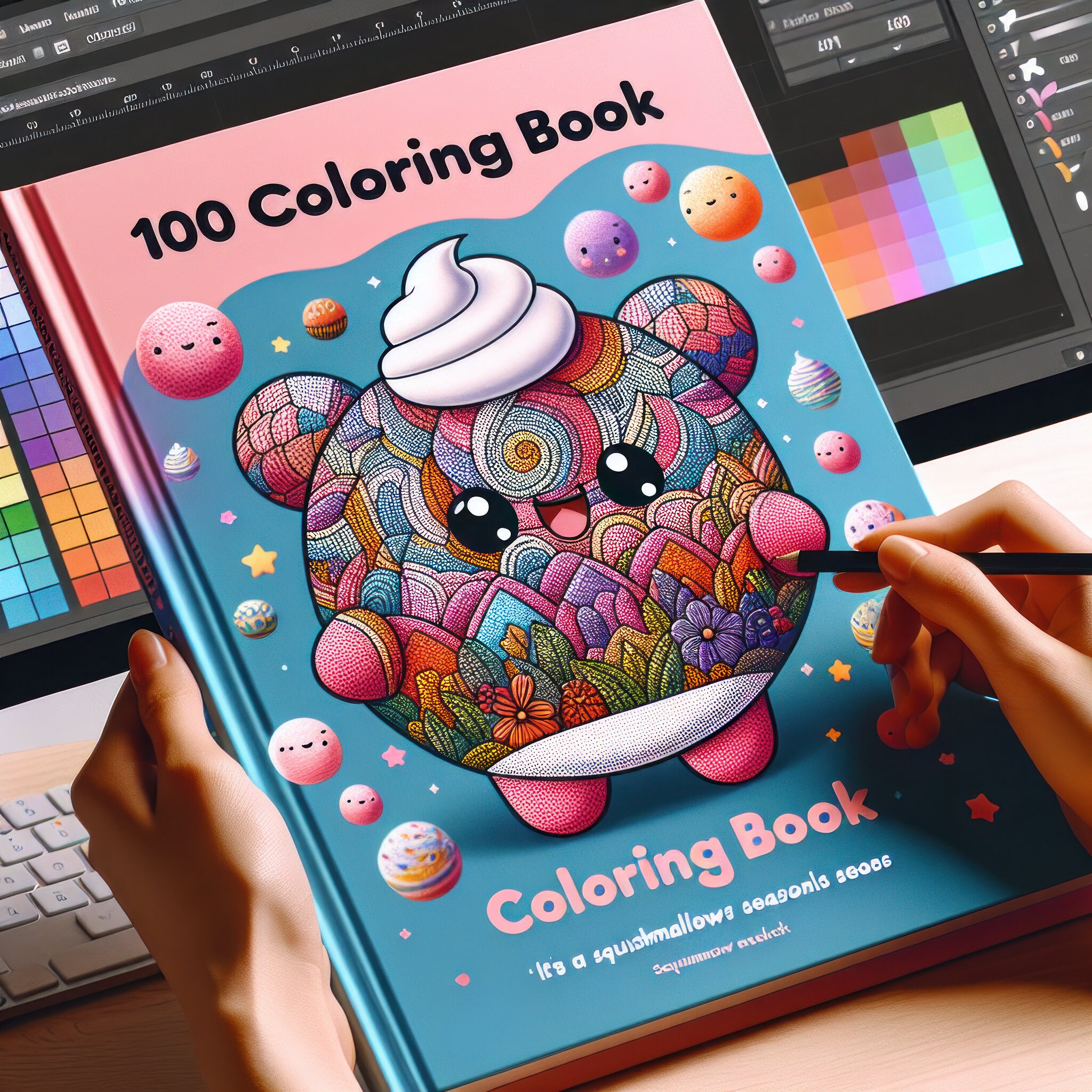 100 Pages Squishmallow Seasons Coloring Book PDF for Kids and Adults ...