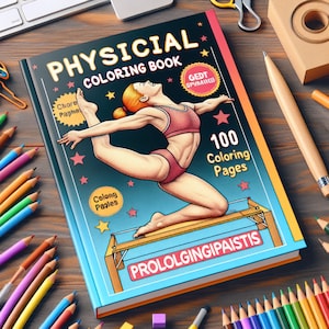 100 Gymnastics Pages Digital Coloring Book PDF for Kids and Adults, Gymnastics  Gift, Fun and Relaxing Activity, Gymnastics Printable book
