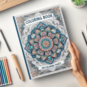 Oceanic Mandalas Coloring Book - 100 Pages of Sea-Inspired Mandala Designs