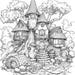 100 Magical Forest Fairies Pages Digital Coloring Book PDF for Kids and ...