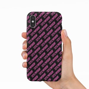 Tack för Woof iPhone®-skalet; Unik, snygg och rolig present för alla tillfällen; Visa din HBTQIA+-stolthet och uppskattande sida