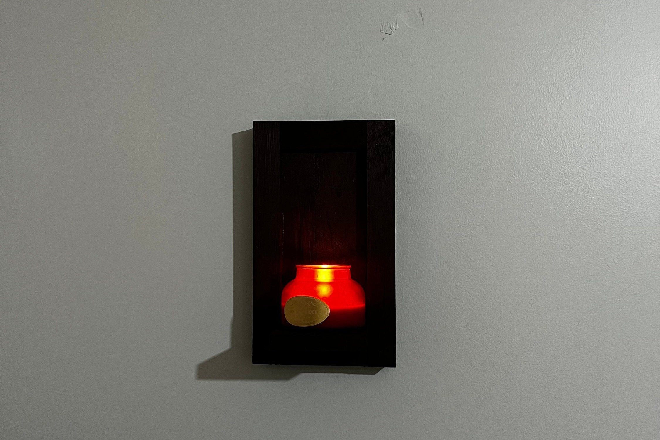 Wall Sconce Candle Holder. Reclaimed Wood and Rustic Décor