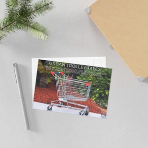 Carte postale drôle de chariot, carte de chariot, cadeau drôle pour un ami, carte de voeux hilarante pour un ami, carte postale d'humour de petit garçon