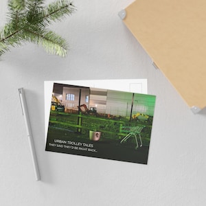Carte postale drôle de chariot, carte de chariot, cadeau drôle pour un ami, carte de voeux hilarante pour un ami, carte postale d'humour de petit garçon