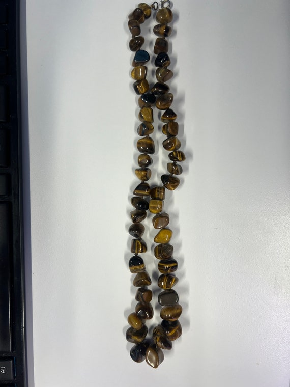 Natural Tigers Eye necklace - image 2