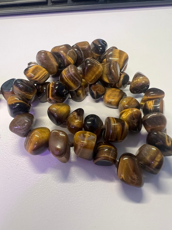 Natural Tigers Eye necklace - image 1