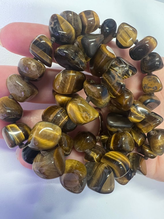 Natural Tigers Eye necklace - image 3