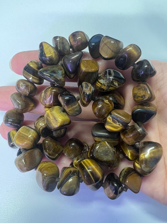 Natural Tigers Eye necklace - image 5
