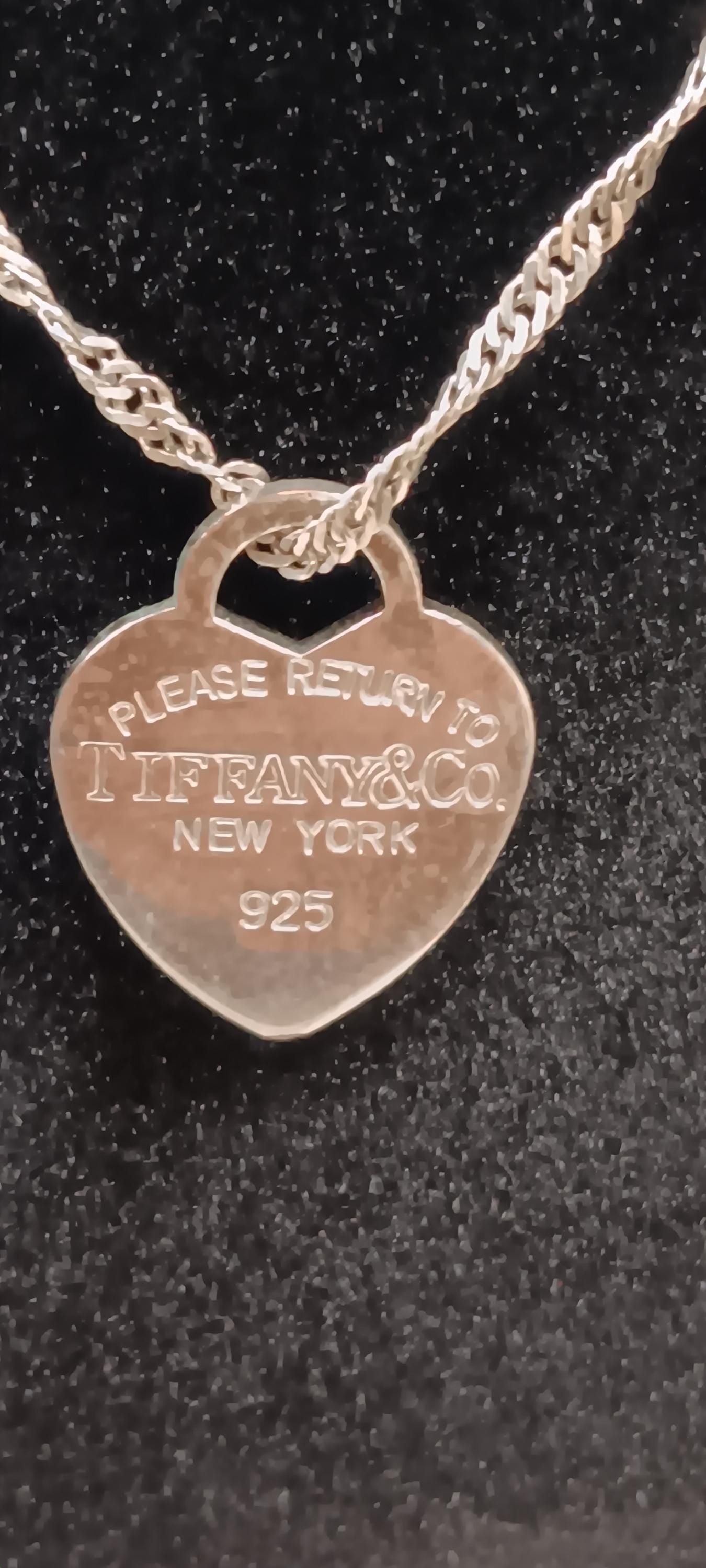 Tiffanys and co heart necklace - Etsy 日本