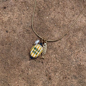 Italian Summer Charm Pendant Necklace