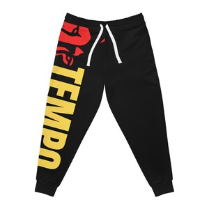 Athletic Joggers - Tempo Sound Music Lover Sweatpants, Workout Pants, Gym Leggings, Exercise Trousers, Fitness Apparel