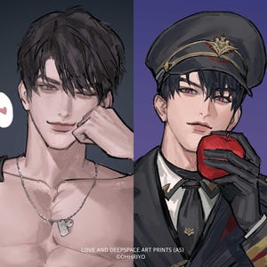 Love and Deepspace Caleb Kunstdruck(A5)