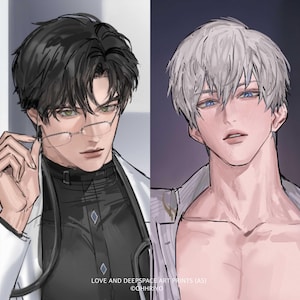 Love and Deepspace Zayne&Xavier Kunstdruck(A5)