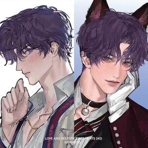 Love And Deepspace Rafayel art prints (A5)