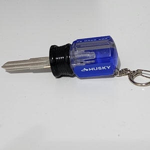 Mitsubishi Eclipse Blue Screwdriver Blank Key