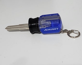 Honda Del Sol Blue Screwdriver Blank Key