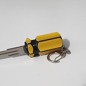 Mitsubishi 3000GT Yellow Screwdriver Blank Key