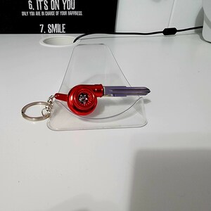 Honda Del Sol Rojo Turbo Llave En Blanco