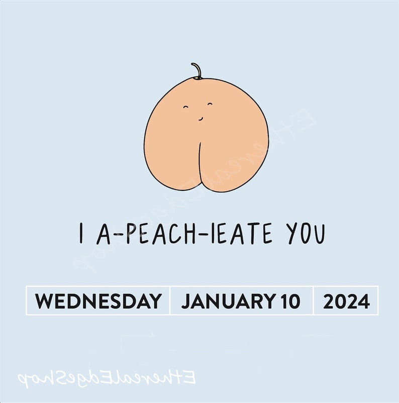 Rockdoodles 2024 Punny Daily Desk Calendar Funny Calendar Etsy UK