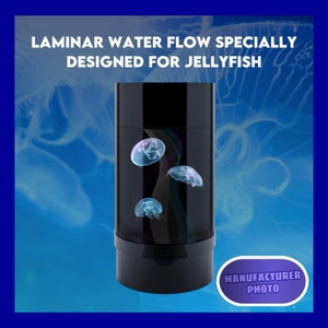 LiveAquaria® J Series Jellyfish Aquarium Kit JS2 Tubi Black Model #JS2C