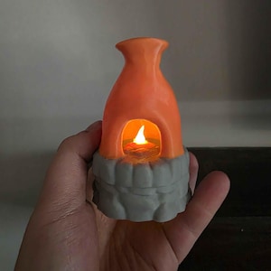 Rust Furnace with LED Flame