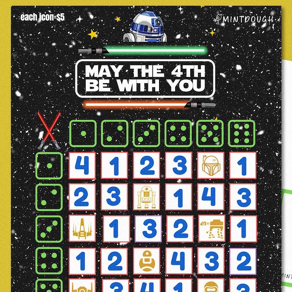 Gra Space Adventure Roll the Dice - Cyfrowe pobieranie w formacie PDF do druku - Oszczędności na planszy do gry, śledzenie pulpitu nawigacyjnego, urocze wyzwanie oszczędnościowe