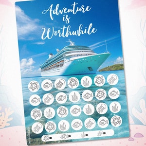 Adventure is Worthwhile Savings Challenge - Savings Tracker, Fund Tracker, Budget Tracker, Cash Envelopes, Fill-In Savings, Vacation Savings