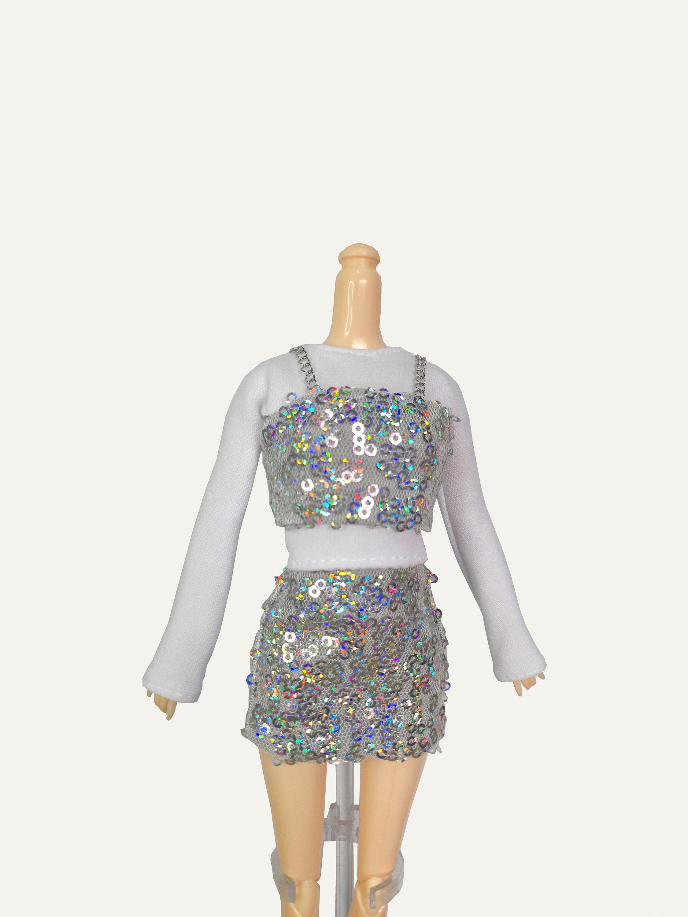 Buy Silver Glitter Suit Online In India India