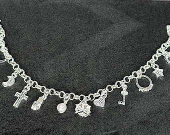 Pulseira de contas charmosas