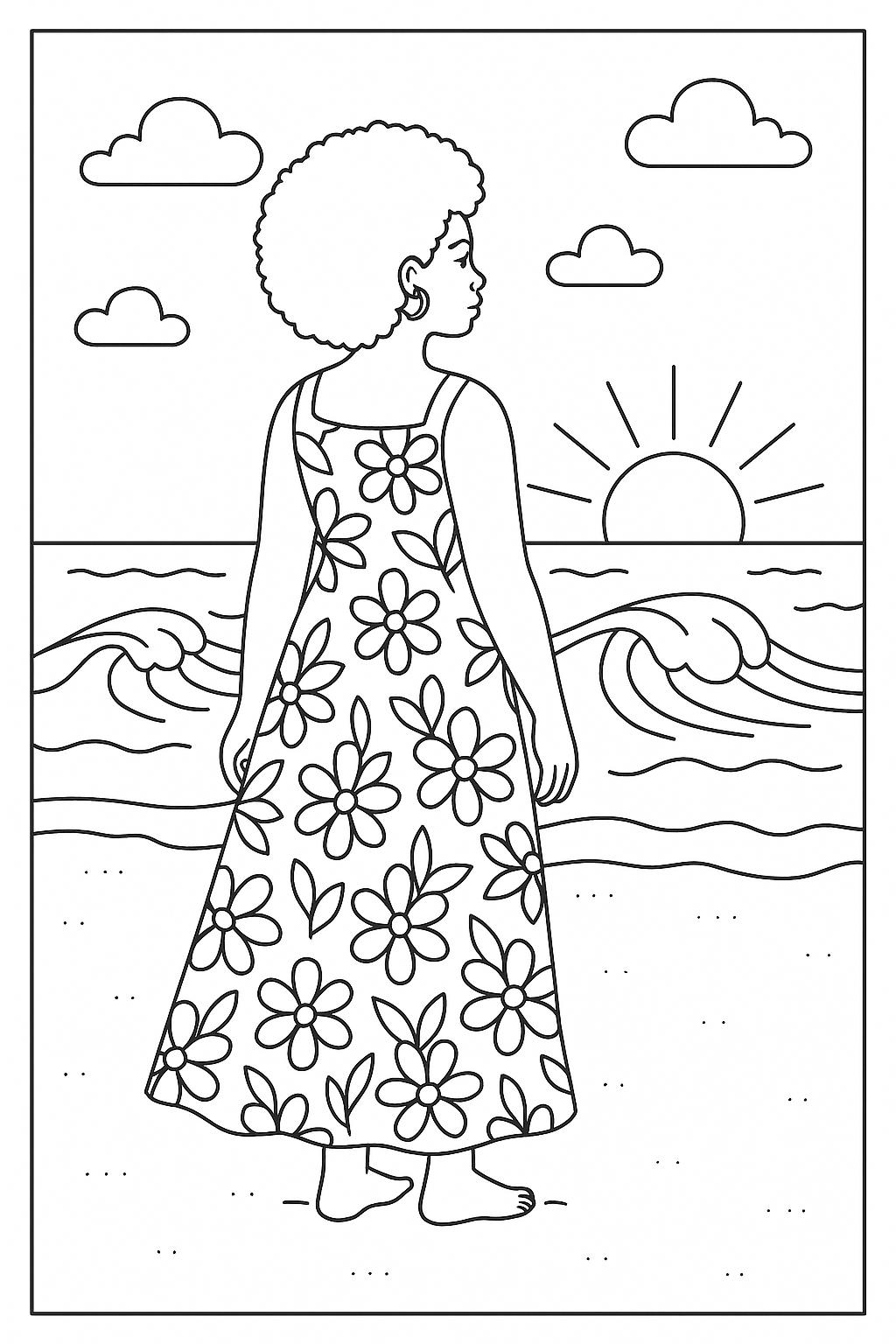 Afro au soleil