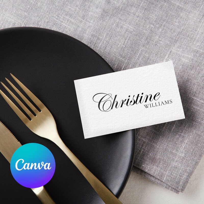Flat Place Cards - Etsy UK