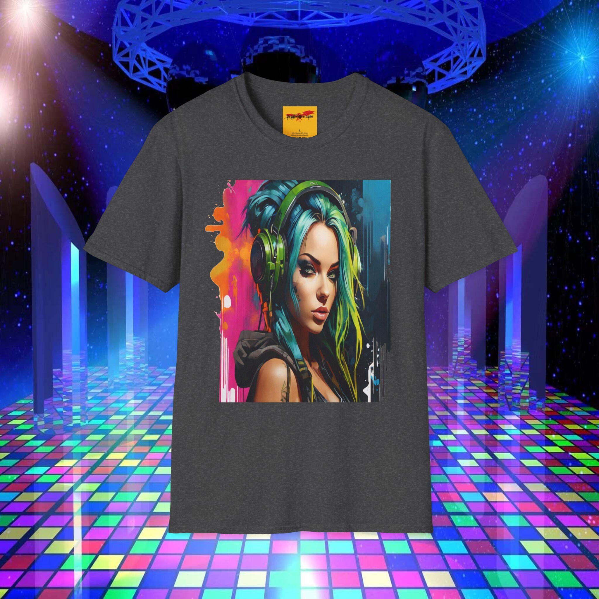 Cyberpunk Outfits Luminous Letters Unisex T-Shirt