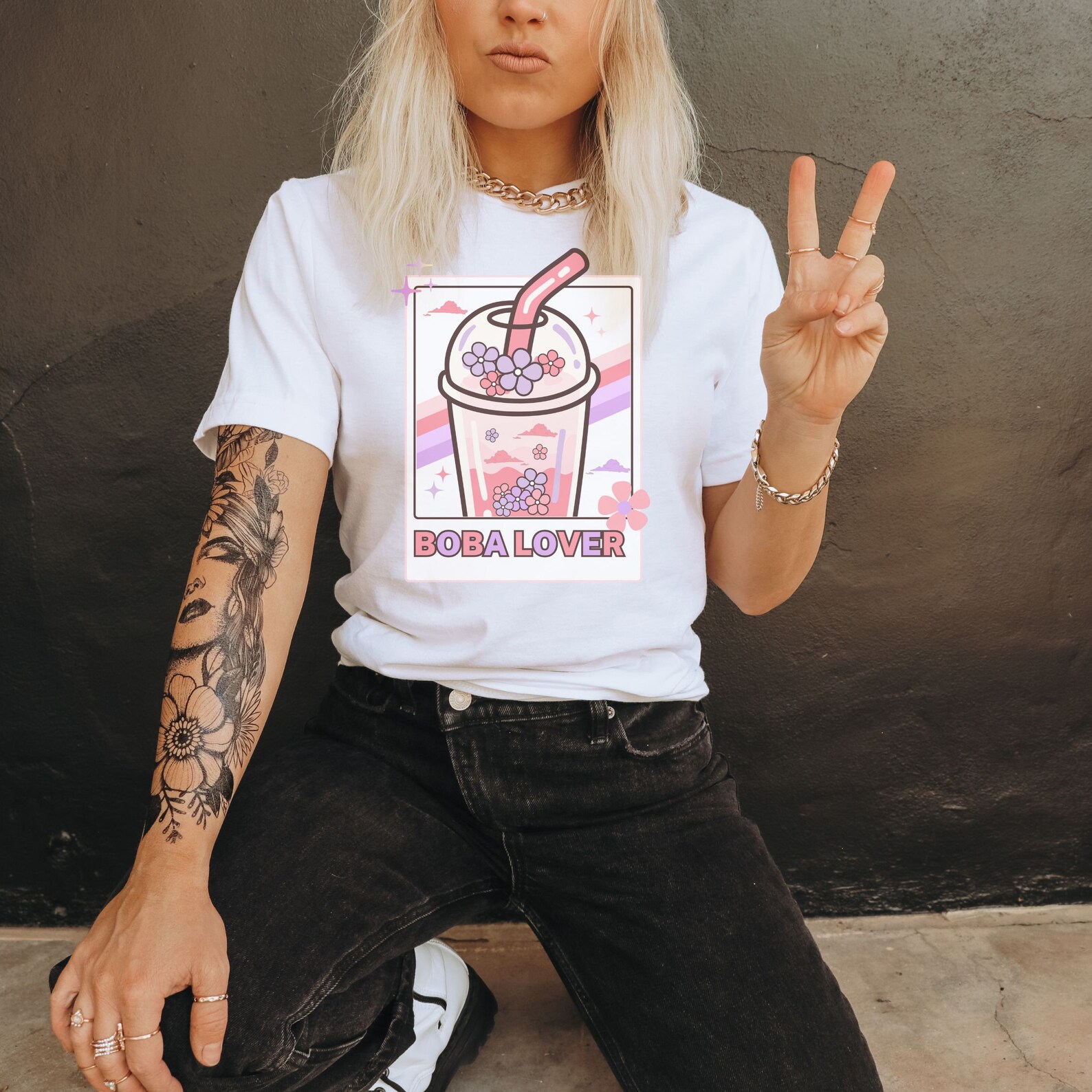 Bubble Tea Boba Tea Tee Shirt, Bubble Tea Graphic Shirt Gift for Bubble