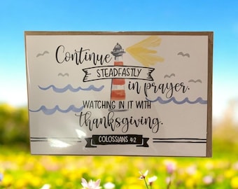 Bible Verse Blank Greeting Card