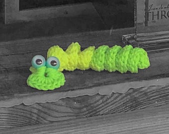Hand crocheted “Window Worm!”