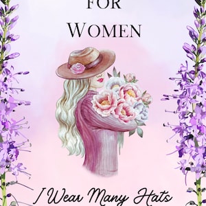Prayer Journal for Women: I Wear Many Hats by Maria A Flores Free Bible Verse Pen Christian journal for women, faith based inspirational