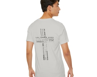 Christian Tröster Anbieter Unisex T-Shirt, religiöser Glaube Shirt, Bibel Zitat Tshirt, inspirierende christliche Kleidung, spirituelle Geschenkkleidung