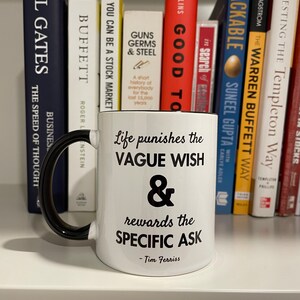 Coffee Mug, Printed Mug, Tim Ferriss Podcast Quote, Bestfriend ...
